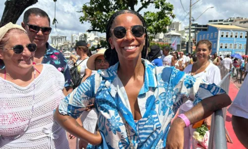 
				
					Rita Batista celebra Festa de Iemanjá: 'Efervescência cultural'
				
				