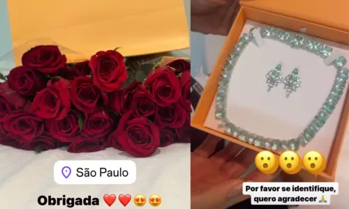 
				
					Solteira, Gracyanne Barbosa ganha rosas e flores de admirador secreto
				
				