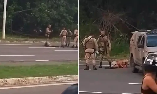 
				
					Vídeo mostra momento em que suspeito perseguido é baleado na Paralela
				
				