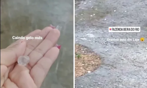 
				
					VÍDEO: Chuva de granizo é registrada na cidade de Laje, na Bahia
				
				