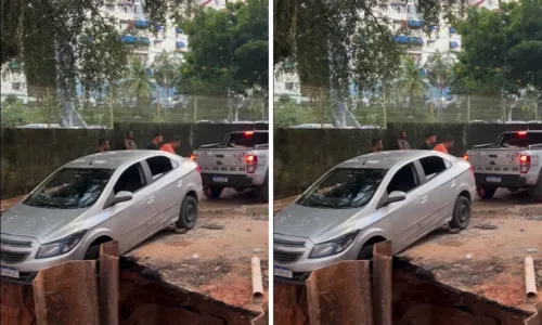 
				
					VÍDEO: carro quase cai em cratera em Brotas e é rebocado
				
				