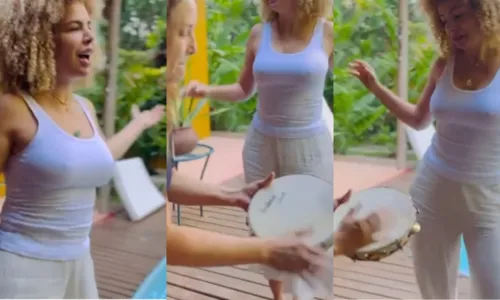 
				
					Vanessa da Mata e Ana Carolina curtem virada de ano em Trancoso, na BA
				
				