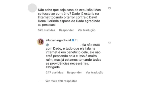 
				
					Wanessa pediu tempo para Dado antes do 'BBB 24' por brigas, diz jornal
				
				