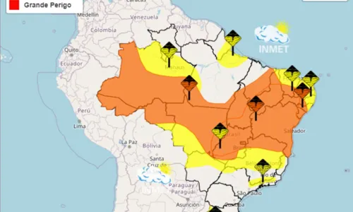 
				
					Zona de perigo: veja a previsão do tempo para Salvador nesta quinta
				
				