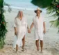 
                  Astrid Fontenelle e Fausto Franco renovam votos de casamento na Bahia