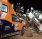 
                  Batida entre caminhão e micro-ônibus deixa mortos e feridos na BA