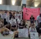 
                  Caso Joca: Tutores de cães realizam protesto no aeroporto de Salvador