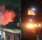 
                  Incêndio de grandes proporções atinge casa no extremo sul da Bahia