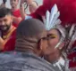 
                  Léo Santana e Lore Improta se beijam no Desfile das Campeãs: 'Orgulho'