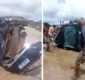 
                  Motorista perde controle da direção e carro cai em praia no sul da BA