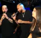 
                  Neymar canta com Belo no 2º dia de festa dos 58 anos de Romário