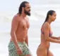 
                  Top model Lais Ribeiro e marido aproveitam praia em Trancoso, na BA