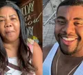 Mãe de Davi ignora ex-BBB na delegacia: 'Cuidando da minha vida'