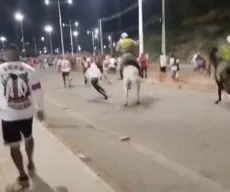 Torcedores do Vitória e Flamengo brigam no Barradão; veja vídeos