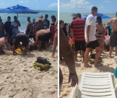 Turista de Minas Gerais morre afogado na praia de Coroa Vermelha