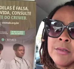 Professora denuncia racismo em campanha do Cremeb na Bahia