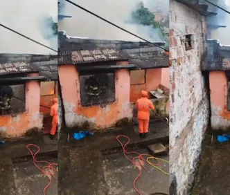 Duas crianças morrem carbonizadas após casa pegar fogo em Itabuna