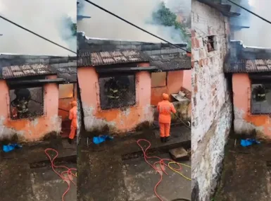 Duas crianças morrem carbonizadas após casa pegar fogo em Itabuna
