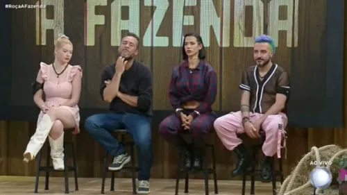 
				
					A Fazenda 16: Juninho, Júlia e Fernando disputam Prova do Fazendeiro
				
				