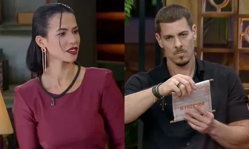 
				
					A Fazenda: Julia abre o jogo sobre romance com Sacha e rebate Larissa
				
				