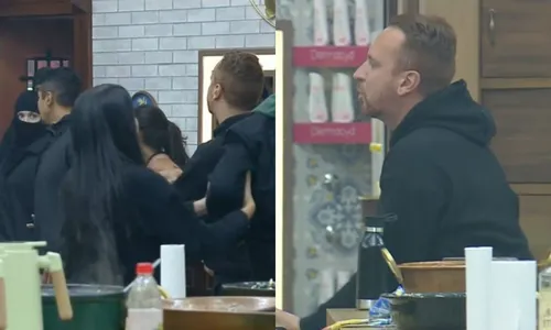 
					A Fazenda: Seguranças da Record separam briga de Sacha e Zé Love; veja
				
				