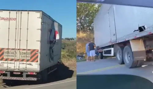 
				
					Acidente entre carretas bloqueia a BR-116 no sentido Salvador
				
				