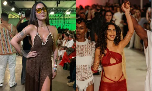 
				
					Alinne Rosa, Marina Sena e mais famosos celebram marca baiana na SPFW
				
				