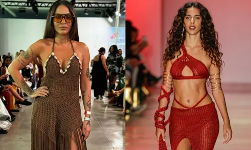 
				
					Alinne Rosa, Marina Sena e mais famosos celebram marca baiana na SPFW
				
				