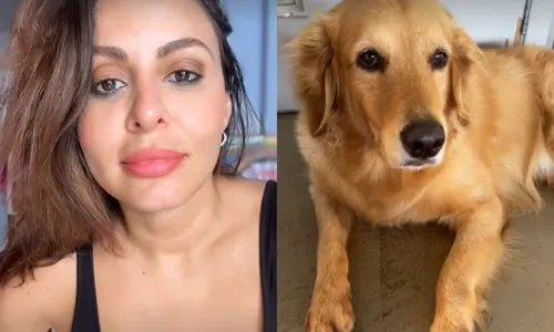 
				
					Alinne Rosa é surpreendida por mordida de cachorro e chora
				
				