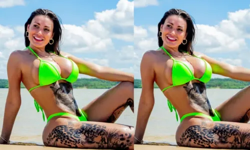 
				
					Andressa Urach posa de biquíni e mostra corpo após retirar costelas
				
				