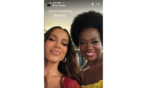 
				
					Anitta tem encontro inusitado com Viola Davis em Paris
				
				