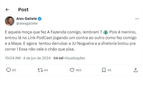 
				
					Apresentadora é acusada de tumultuar bastidores da Record
				
				