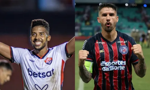 
				
					Bahia e Vitória dividem a artilharia do Brasileirão; veja números
				
				