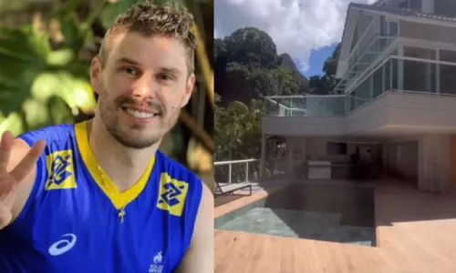 
				
					Bruninho, astro do vôlei, mostra mansão luxuosa com vista para o mar
				
				