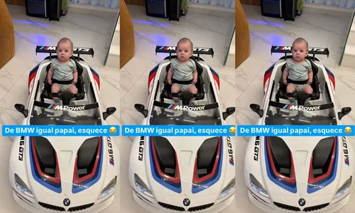 
				
					Buarque dá mini carro de luxo de R$ 4,5 mil para filho de 3 meses
				
				