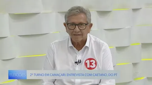 
				
					Candidato de Camaçari, Caetano não comparece à sabatina da Rede Bahia
				
				