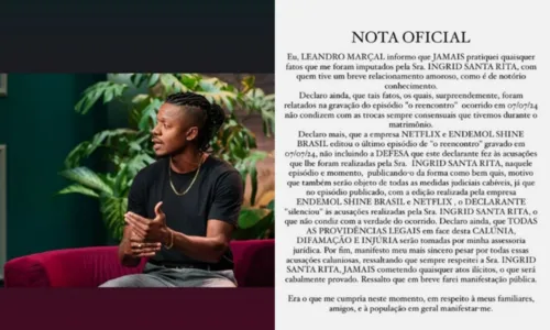 
				
					'Casamento às Cegas': Leandro Marçal nega estupro e acusa Netflix
				
				