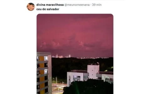 
				
					Céu de Salvador tem 'explosão de cores' e viraliza neste domingo (9)
				
				