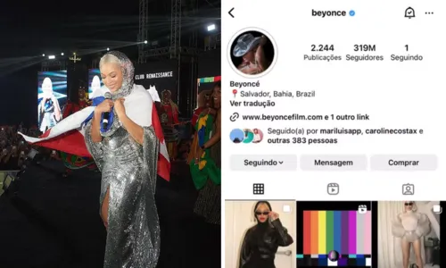 
				
					Cinco momentos que Beyoncé mostrou que ama a Bahia
				
				