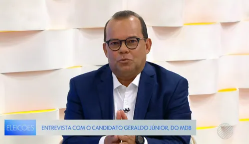 
				
					Como foi a entrevista com Geraldo Júnior (MDB), candidato em Salvador
				
				