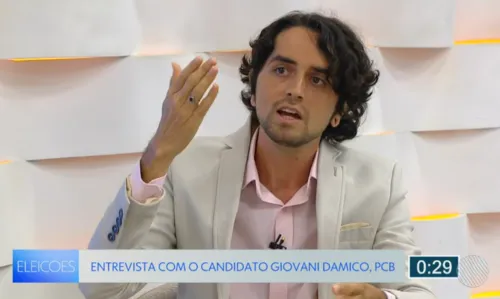 
				
					Como foi a entrevista com Giovani Damico (PCB), candidato em Salvador
				
				