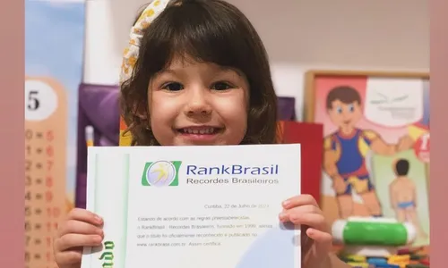 
				
					Criança baiana de três anos quebra recorde brasileiro de soletração
				
				