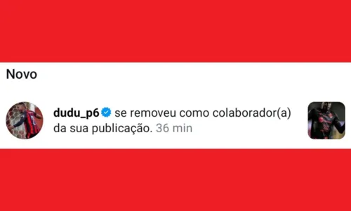 
				
					Dudu apaga fotos do Vitória das redes sociais após agressões
				
				