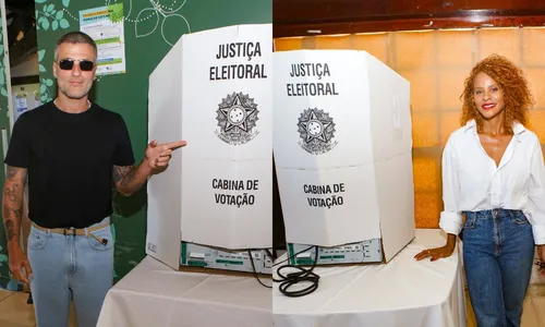 
				
					Eleições 2024: famosos vão às urnas em todo o Brasil; veja fotos
				
				