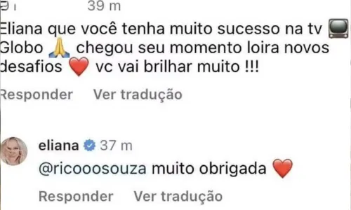 
				
					Eliana surpreende e revela ida para emissora rival após saída do SBT
				
				