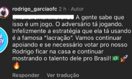 
				
					Estrela da Casa: web expõe equipe de Rodrigo após alfinetada em Gael
				
				