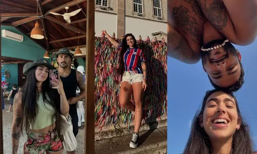 
				
					Ex-BBB Giovanna Lima abre álbum de fotos na Bahia e Pizane se declara
				
				