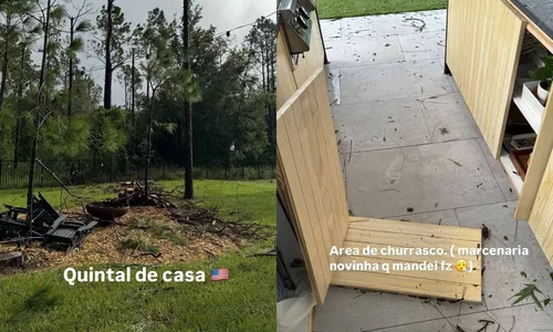 
				
					Ex-BBB tem casa atingida por furacão nos Estados Unidos; FOTOS
				
				