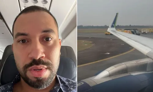 
				
					Gil do Vigor se desespera com problema em avião: 'Cheiro de querosene'
				
				