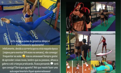 
				
					Gracyanne Barbosa revela que já foi atleta profissional; veja esporte
				
				